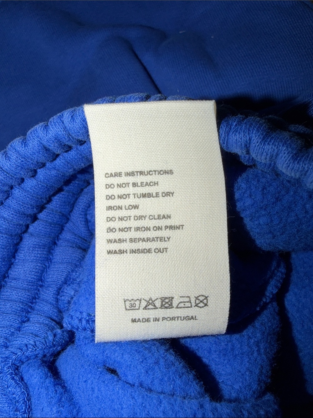 Pangaia Recycled cotton long shorts—cobalt blue - Picture 6 of 7